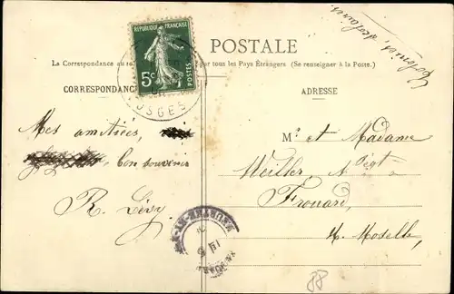 Ak Lépanges sur Vologne Lothringen Vosges, L'Usine Hatton