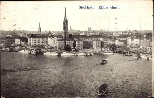 Ak Stockholm Schweden, Riddarholmen