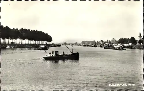 Ak Maasbracht Limburg Niederlande, Haven