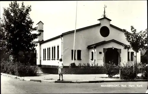 Ak Maasbracht Limburg Niederlande, Ned. Herv. Kerk