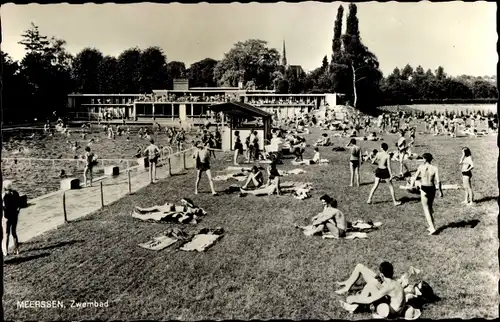 Ak Meerssen Limburg Niederlande, Zwembad