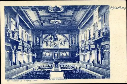 Ak Heidelberg am Neckar, Aula in der Universität