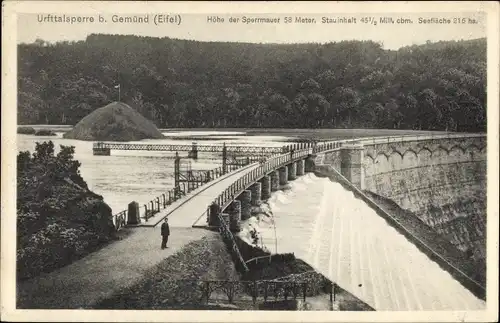 Ak Schleiden in der Eifel, Urfttalsperre