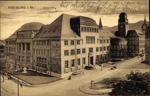 Ak Freiburg im Breisgau, Universität