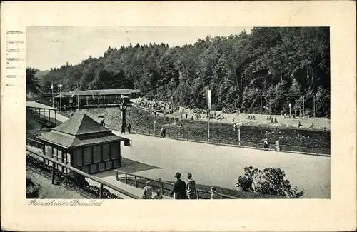 Ak Remscheid im Bergischen Land, Strandbad