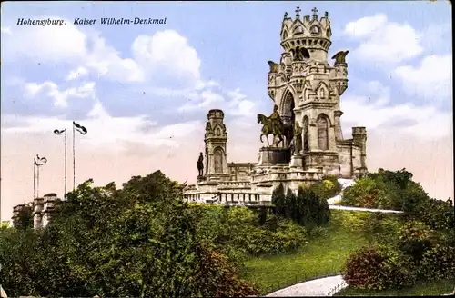 Ak Syburg Dortmund Nordrhein Westfalen, Hohensyburg, Kaiser Wilhelm-Denkmal