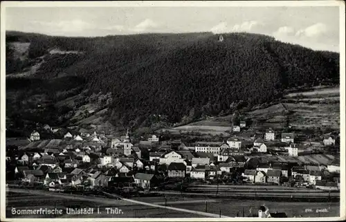 Ak Uhlstädt Kirchhasel an der Saale, Panorama