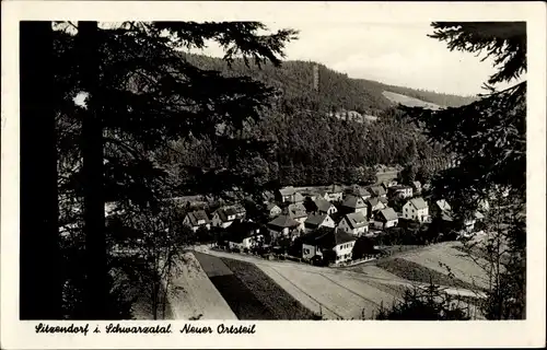 Ak Sitzendorf in Thüringen, Neuer Ortsteil, Panorama