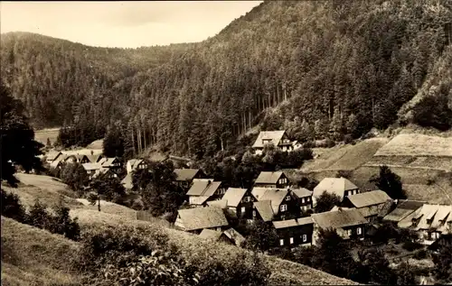 Ak Gießübel in Thüringen, Panorama