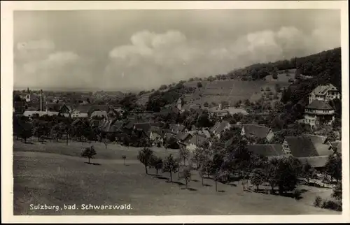 Ak Sulzburg im Markgräflerland Baden Schwarzwald, Panorama