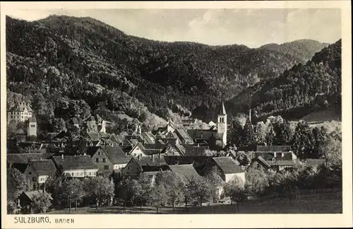 Ak Sulzburg im Markgräflerland Baden Schwarzwald, Panorama