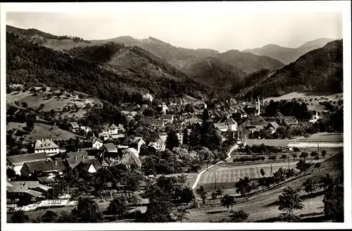 Ak Sulzburg im Markgräflerland Baden Schwarzwald, Panorama