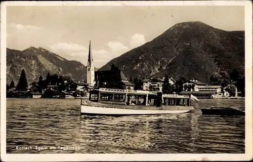 Ak Rottach Egern in Oberbayern, Tegernsee