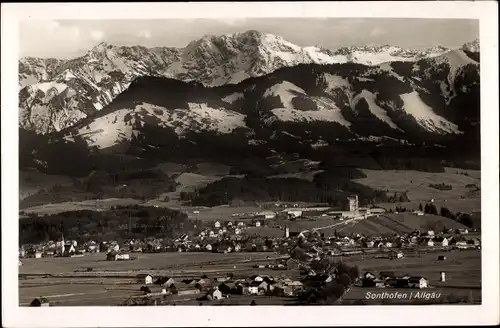 Ak Sonthofen im Oberallgäu Schwaben, Panorama