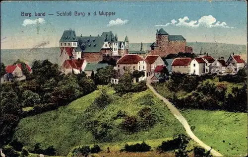 Ak Burg an der Wupper Solingen, Schloss Burg