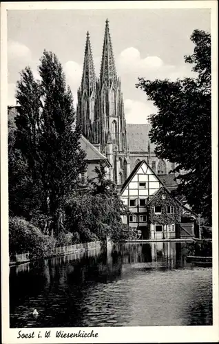 Ak Soest in Westfalen, Wiesenkirche