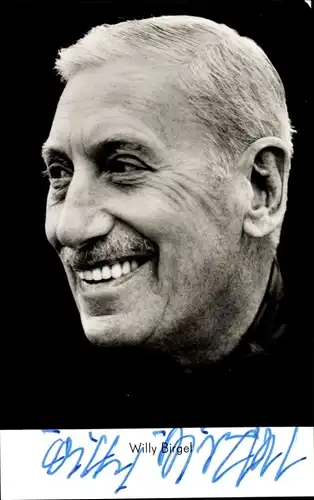 Ak Schauspieler Willy Birgel, Portrait, Autogramm