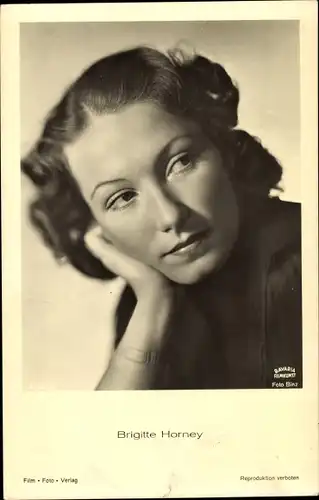 Ak Schauspielerin Brigitte Horney, Portrait, Bavaria Filmkunst