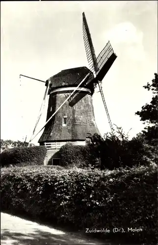 Ak Zuidwolde Drenthe, Molen