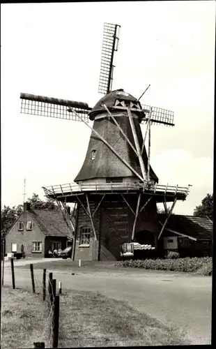 Ak Havelte Drenthe Niederlande, korenmolen