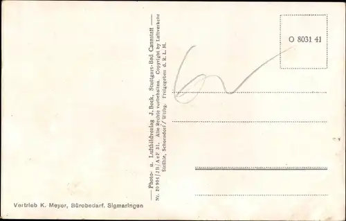 Ak Sigmaringen an der Donau Baden Württemberg, Fliegeraufnahme