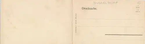 Klapp Ak Düsseldorf am Rhein, Industrie und Gewerbeausstellung 1902, Panorama