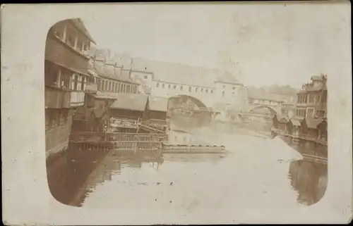 Foto Ak Nürnberg in Mittelfranken Bayern, Stadtansicht, Flusspartie