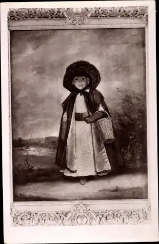 Künstler Ak Sir Joshua Reynolds, Miss Crewe, Kinderportrait