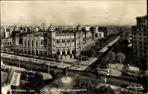 Ak Barcelona Katalonien Spanien, Plaza de Toras Monumenta