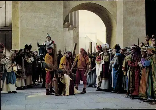 Ak Passionsspiele 1970 Oberammergau, Kreuzweg