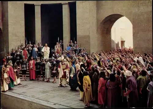 Ak Passionsspiele 1970 Oberammergau, Empörung