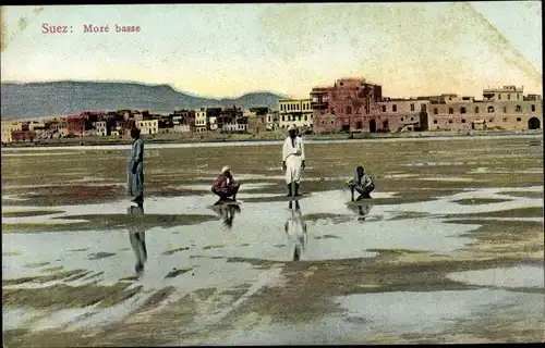 Ak Suez Ägypten, More basse