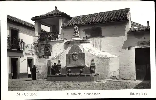Ak Córdoba Andalusien Spanien, Fuente de la Fuenseca