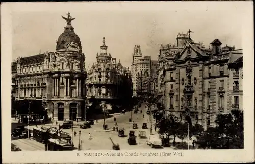 Ak Madrid Spanien, Avenida Conde Pehalver