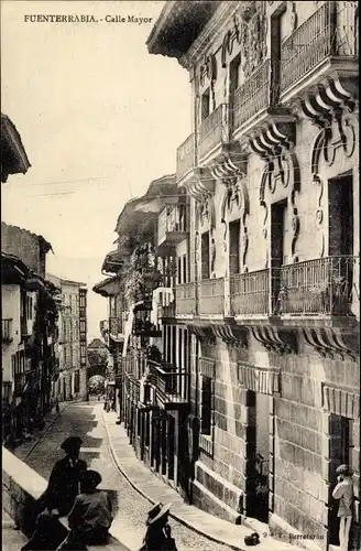 Ak Fuenterrabia Baskenland, Calle Mayor