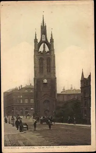 Ak Newcastle upon Tyne England, Jesmond Dene, Newcastle Cathedral