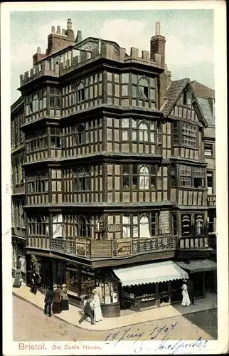 Ak Bristol South West England, Old Dutch House