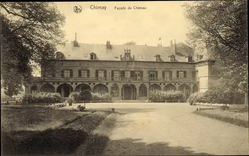 Ak Chimay Wallonien Hennegau, Facade du Chateau