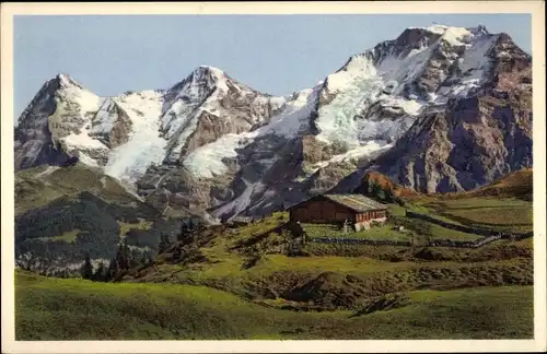 Ak Kanton Bern, Jungfrau, Jungfraubahn, Eiger