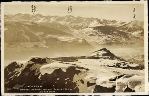 Ak Montana Kanton Wallis, Sommet du Mont Lachaud