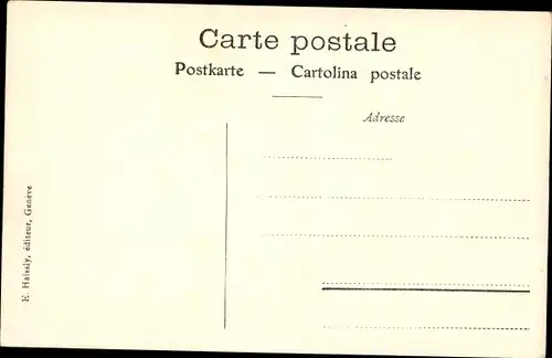 Ak Genève Genf Schweiz, Place Bel Air