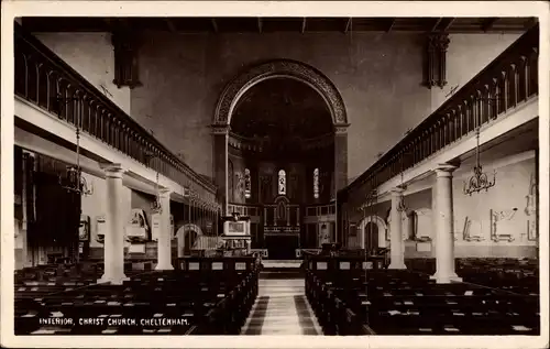 Ak Cheltenham Gloucestershire England, Christ Church