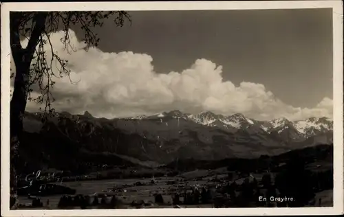 Ak En Gruyère Kanton Freiburg, Panorama