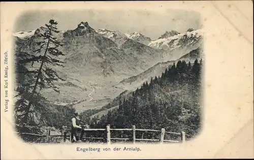Ak Engelberg Kanton Obwalden Schweiz, von der Arnialp