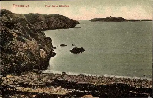 Ak Rhoscolyn Wales, View from Cilbweh