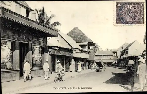 Ak Toamasina Tamatave Madagaskar, Rue du Commerce