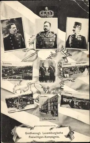 Ak Luxemburg, Großherzogl. Luxemburgische Freiwilligen Kompagnie