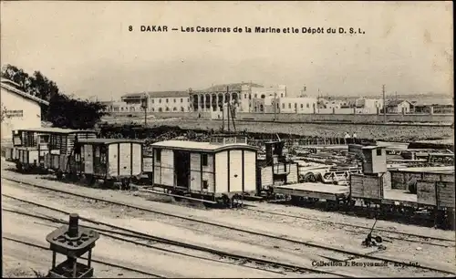 Ak Dakar Senegal, Les Casernes de la Marine et le Depot du D.S.L.