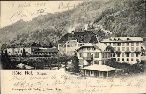 Ak Bad Ragaz Kanton St. Gallen, Hotel Hof