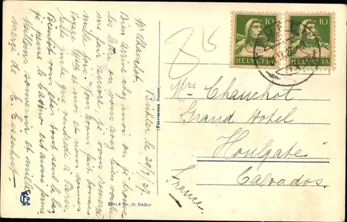 Ak Bühler Appenzell Außerhoden Schweiz, Panorama vom Ort